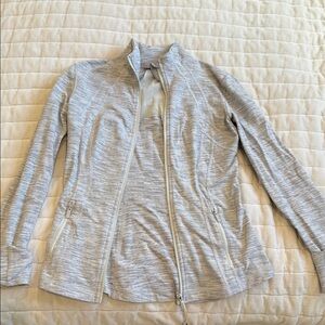 lululemon define jacket size 6 white/grey